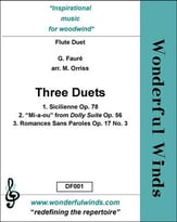 Three Duets Flute Duet cover